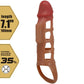 PRETTY LOVE - Preston Vibrating Penis Sleeve 18 Cm