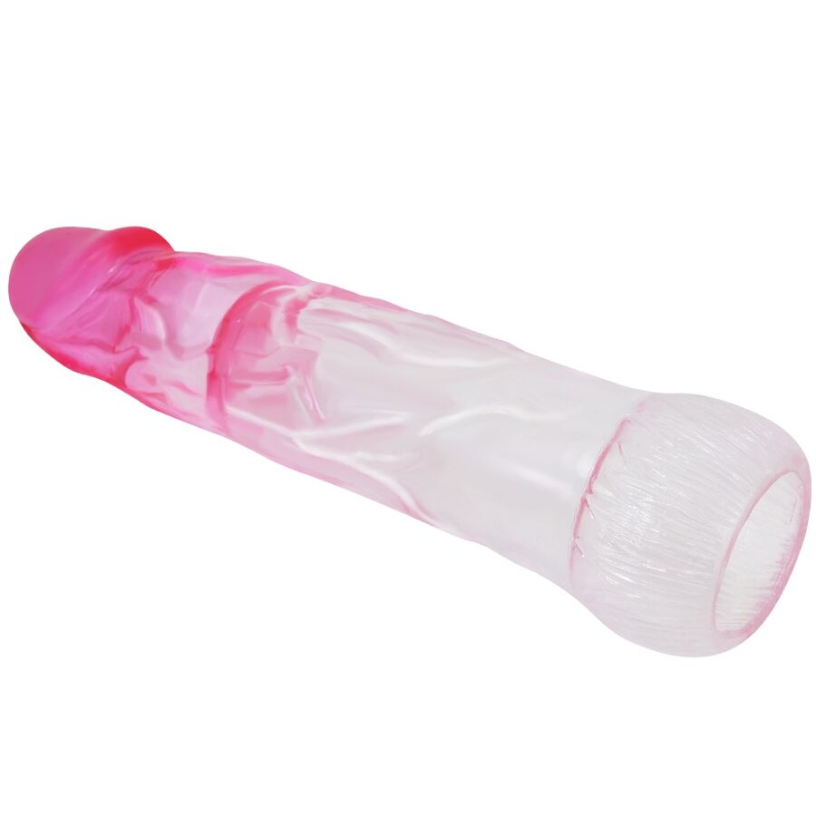 PRETTY LOVE - Neron Realistic 6 Cm Enlargement Sheath For  Penis Roze