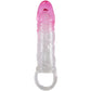 PRETTY LOVE - Odes Realistic 2 Cm Enlargement Sheath For Penis Pink