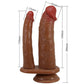 PRETTY LOVE - Hulbert Double Realistic Dildo With Vibration Mulato