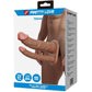 PRETTY LOVE - Yairon Double Penis Sleeve With 4 Cm Extension Mulatto