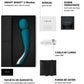 LELO - Smart Medium Wand 2 Massager Aqua Groen