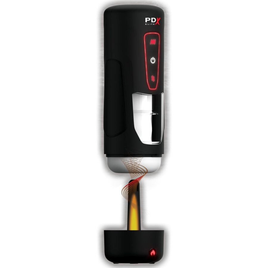 PDX Elite - Milk Me Hotter Automatic Masturbator with Thrusting and Heat Effect Vibration