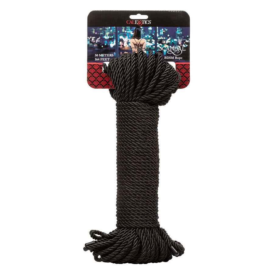 CalExotics - Scandal Black Bdsm Rope 50 M