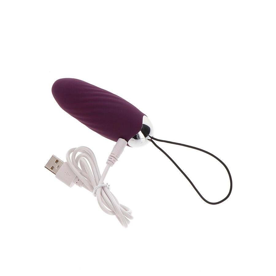 TOYJOY - Happiness Knock Knock Eggstavagant Vibrator With Remote Control Purple