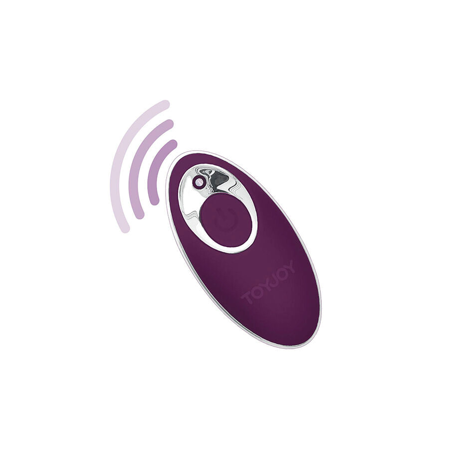 TOYJOY - Happiness Knock Knock Eggstavagant Vibrator With Remote Control Purple