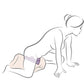 Rocks-Off - Ruby Glow Paarse Sit-On Vibrator