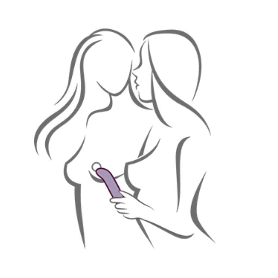Rocks- Off - Chaiamo G Vibrator G-SPOT Purple