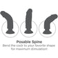 King Cock - Vibrating Cock Brown 20.32 cm