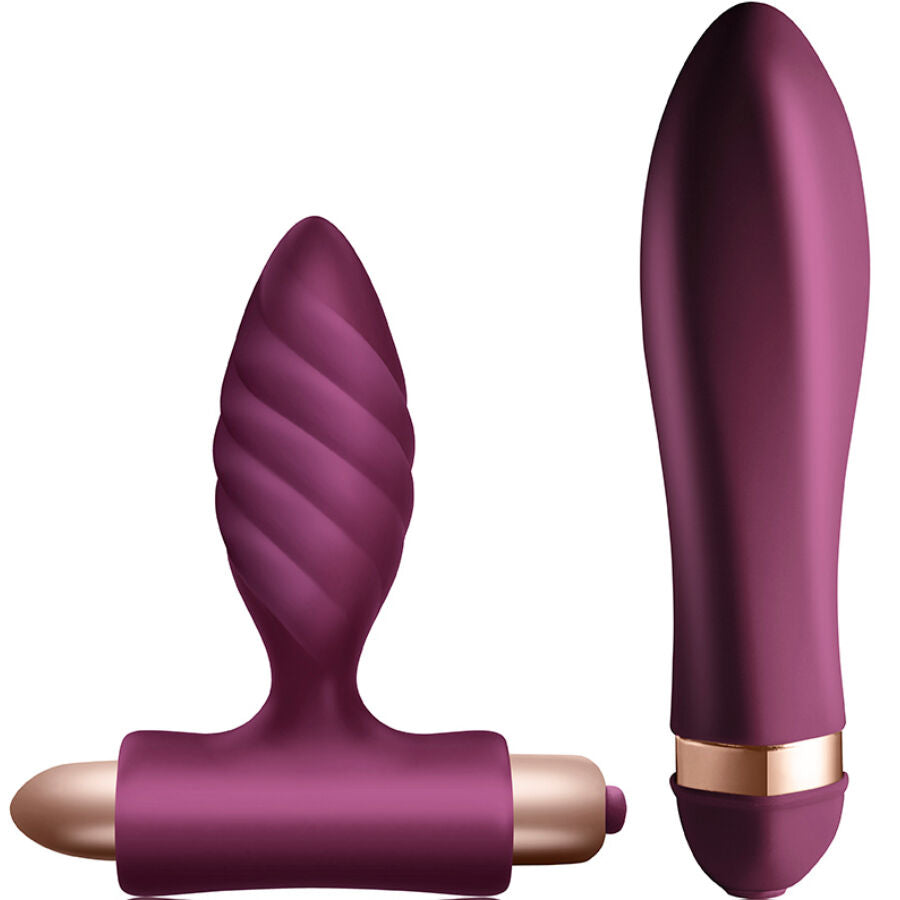 Climaximum - Desire Kit Twisted Vibrator + Anal Plug