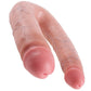 King Cock - U-Shaped Large Double Trouble Flesh 17.8 cm