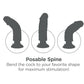 King Cock - 20.32 cm Vibrating Cock Flesh