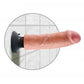 King Cock - 20.32 cm Vibrating Cock Flesh