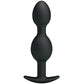 PRETTY LOVE - Silicone Anal Balls 12.5 Cm Black