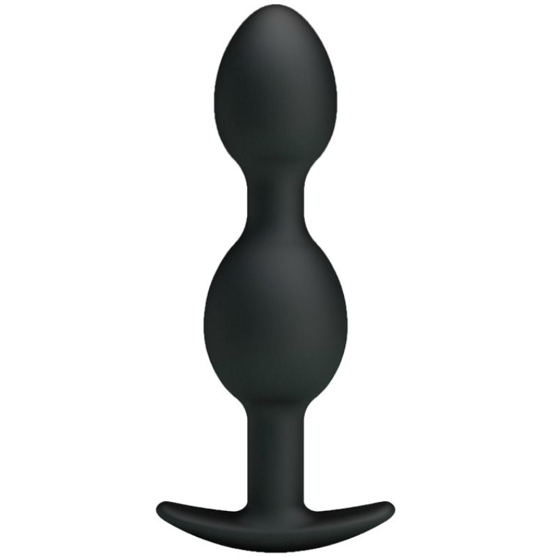 PRETTY LOVE - Silicone Anal Balls 12.5 Cm Black