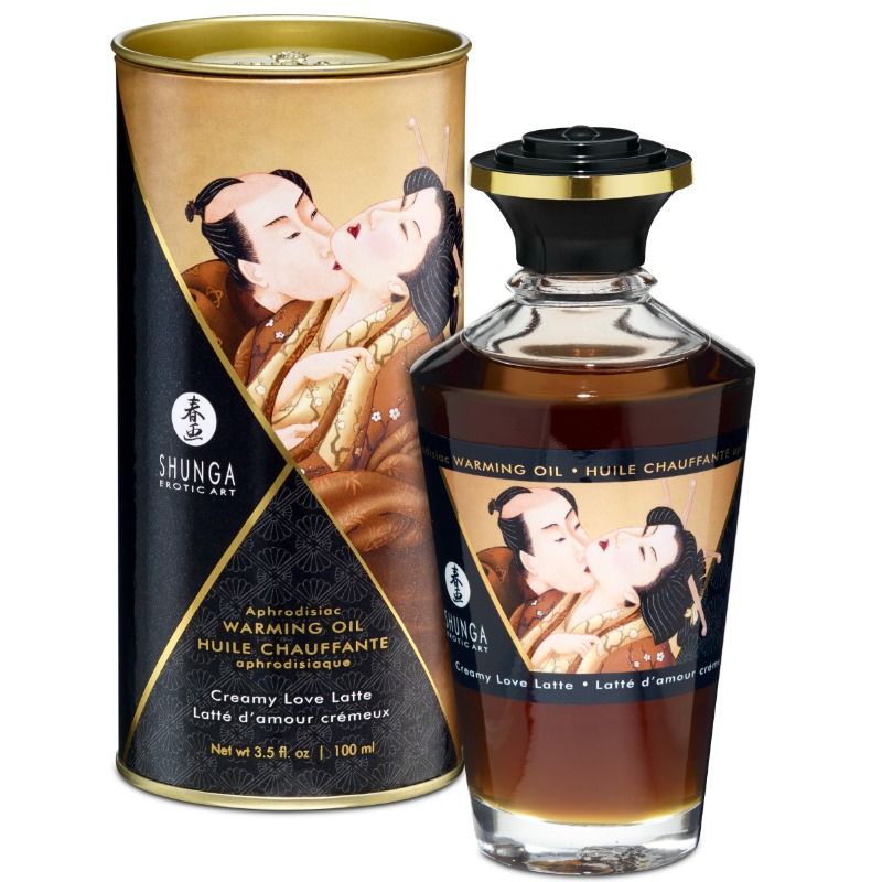 SHUNGA - Coffee Flavor Heat Effect Massage Oil 100 Ml