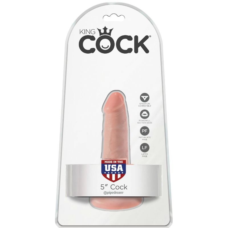 King Cock - Dildo with Balls 14 cm Flesh