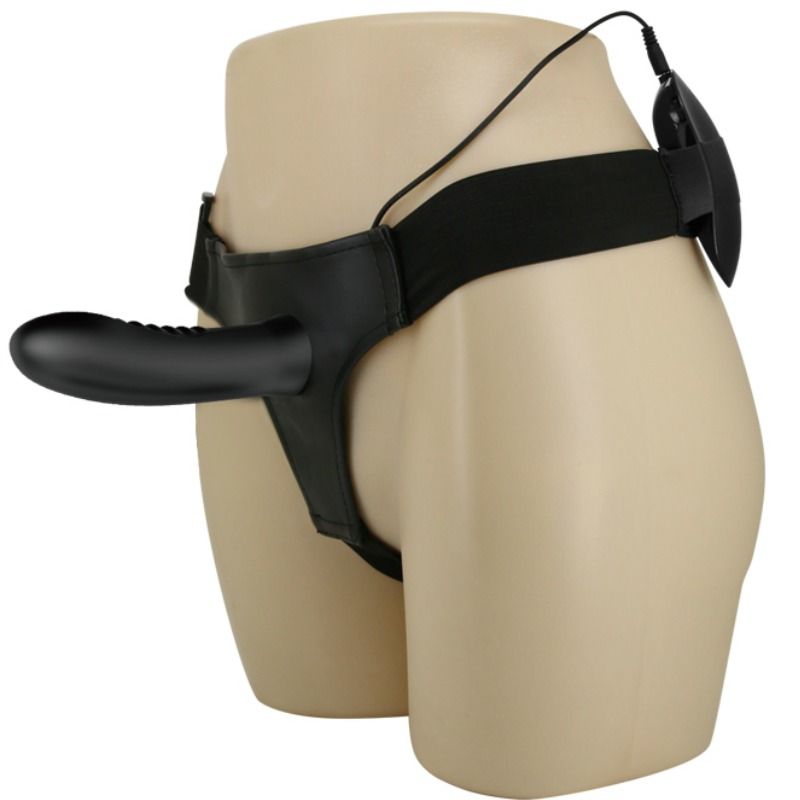 PRETTY LOVE - Myron Strap On With Vibration And Hollow Dildo