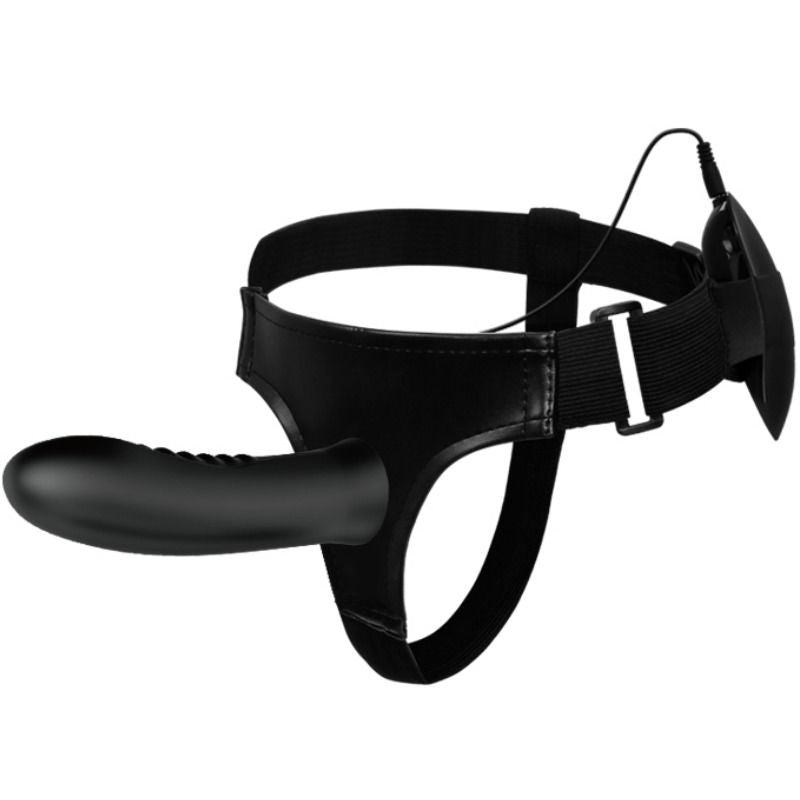 PRETTY LOVE - Myron Strap On With Vibration And Hollow Dildo