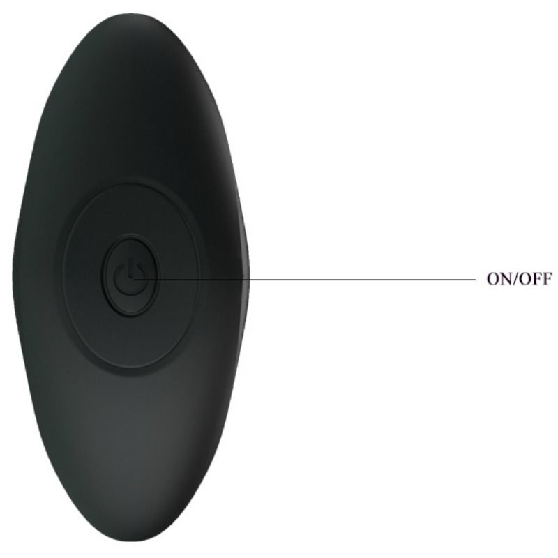 PRETTY LOVE - Black Anal Vibrator
