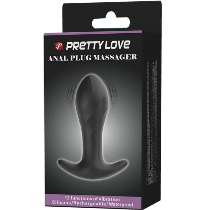 PRETTY LOVE - Black Anal Vibrator