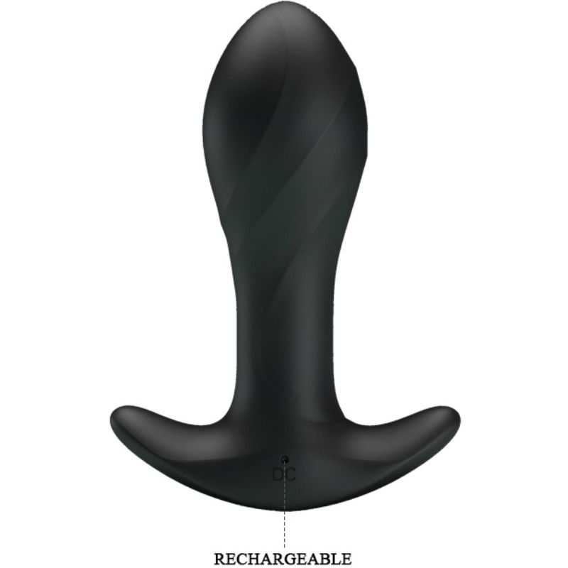 PRETTY LOVE - Black Anal Vibrator