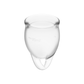 SATISFYER - Feel Confident Menstrual Cup Dark Blauw 15 + 20 Ml