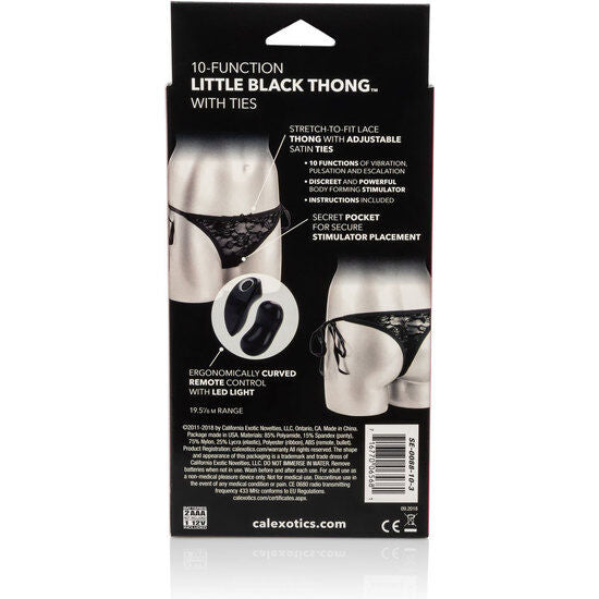 CalExotics - 10 Function Thong with Ties