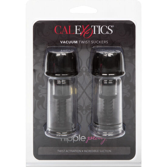 CalExotics - Vaccum Twist Nipple Suction Cup Black
