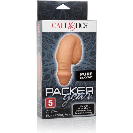 CalExotics - Penisverpakking Siliconen Penis 12.75cm Karamel