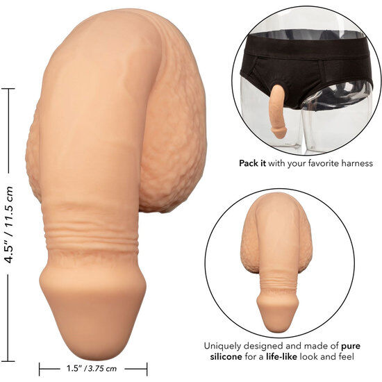 CalExotics - Penisverpakking Siliconen Penis 12.75cm Natuurlijk