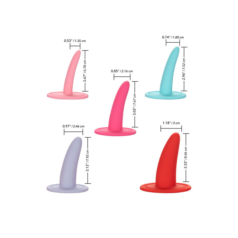 CalExotics - Kit 5st Vaginale of Anale Dilatoren Multicolor