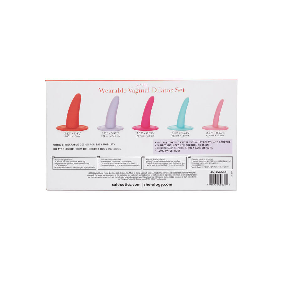 CalExotics - Kit 5st Vaginale of Anale Dilatoren Multicolor