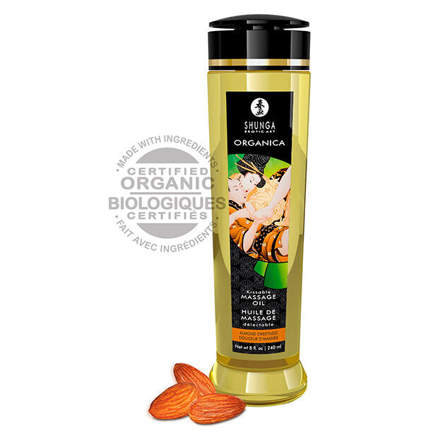SHUNGA - Organic Almond Massage Oil 240 Ml