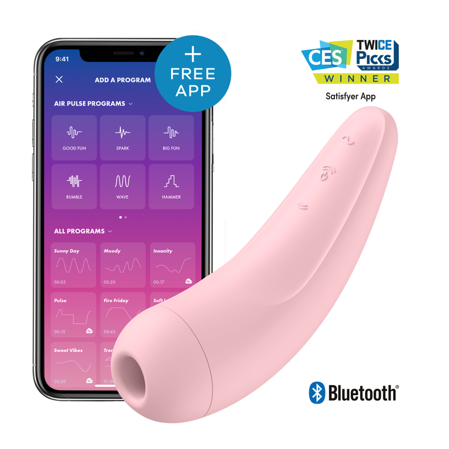 Satisfyer - Curvy 1 Roze Rood