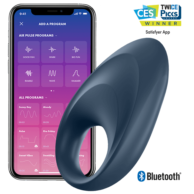 SATISFYER - Mighty One Ring Vibrator APP