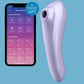 SATISFYER - Dual Pleasure Air Pulse Vibrator Mauve