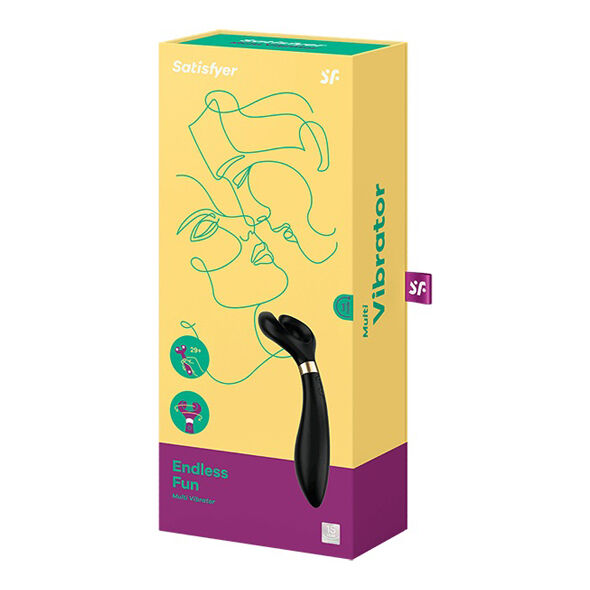 SATISFYER - Endless Fun Multi Vibrator 3 Blauw